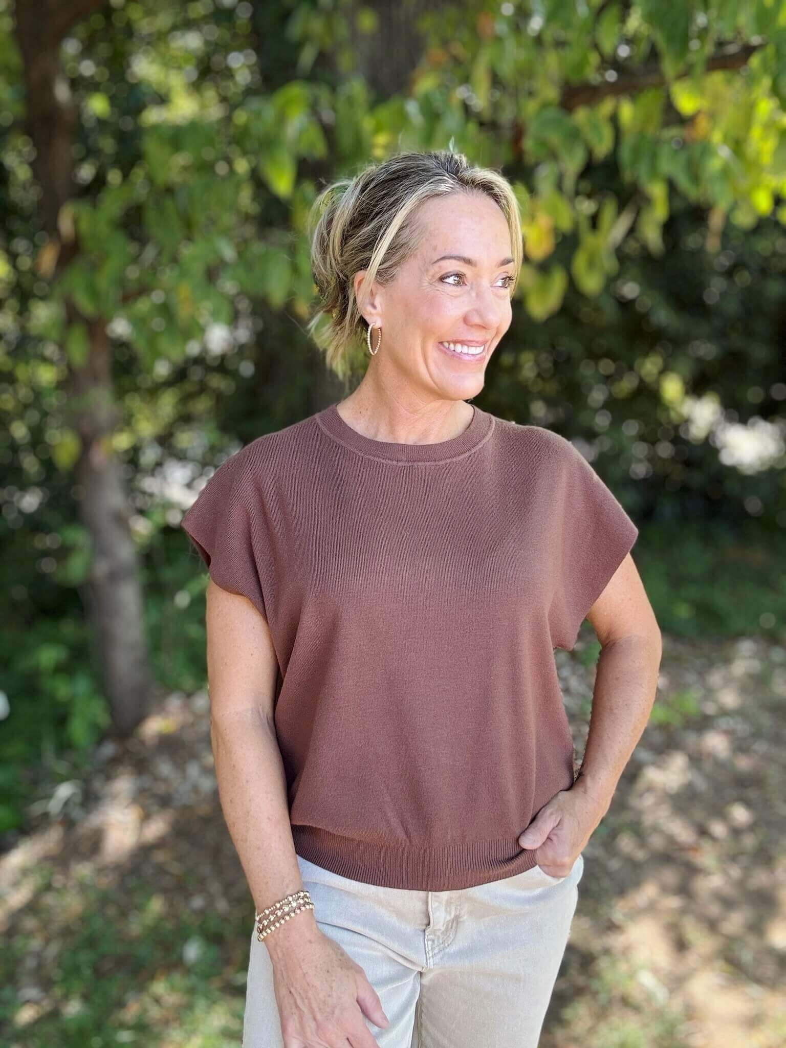 Kelly Brown Sweater