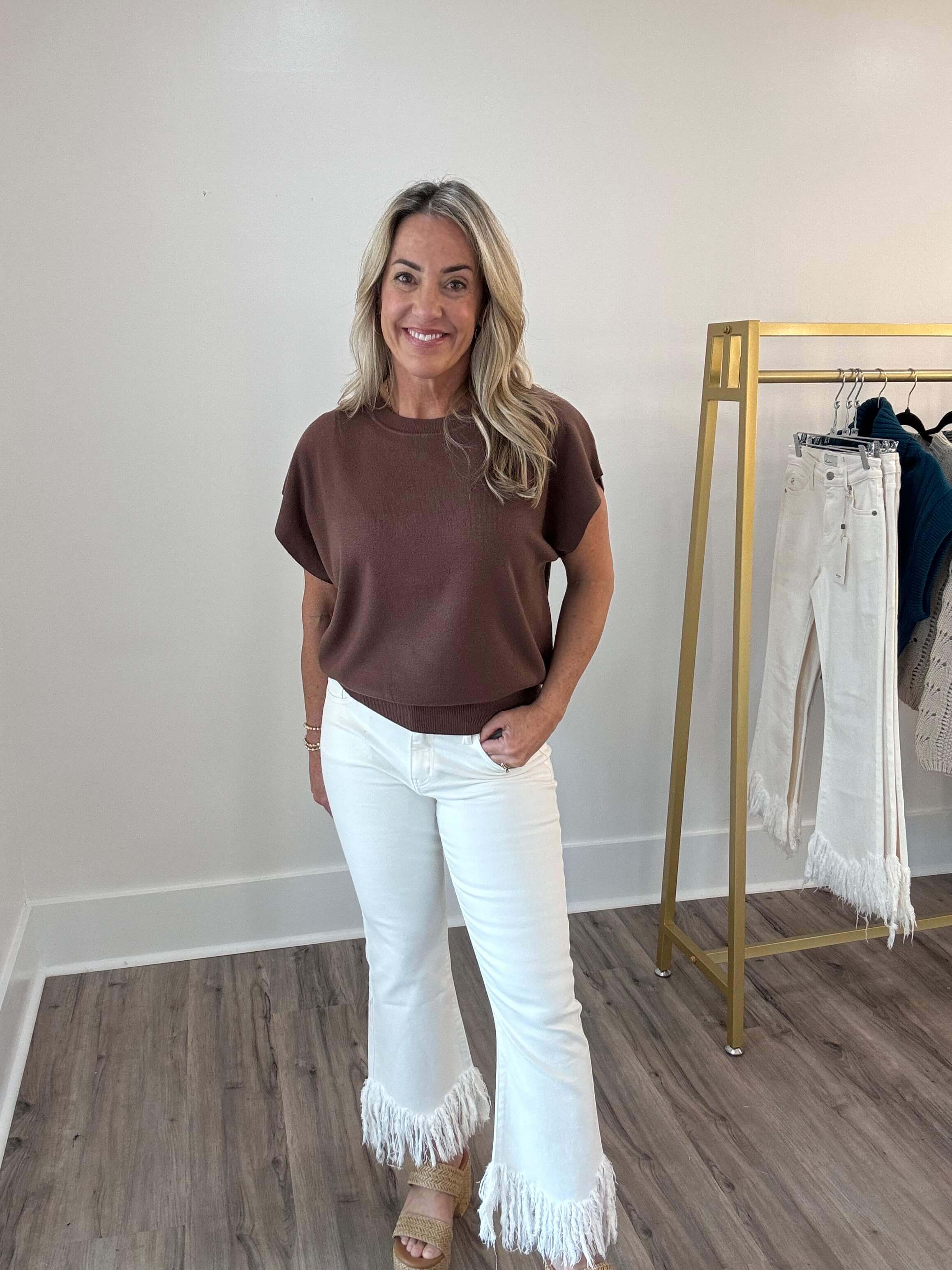 Kelly Brown Sweater