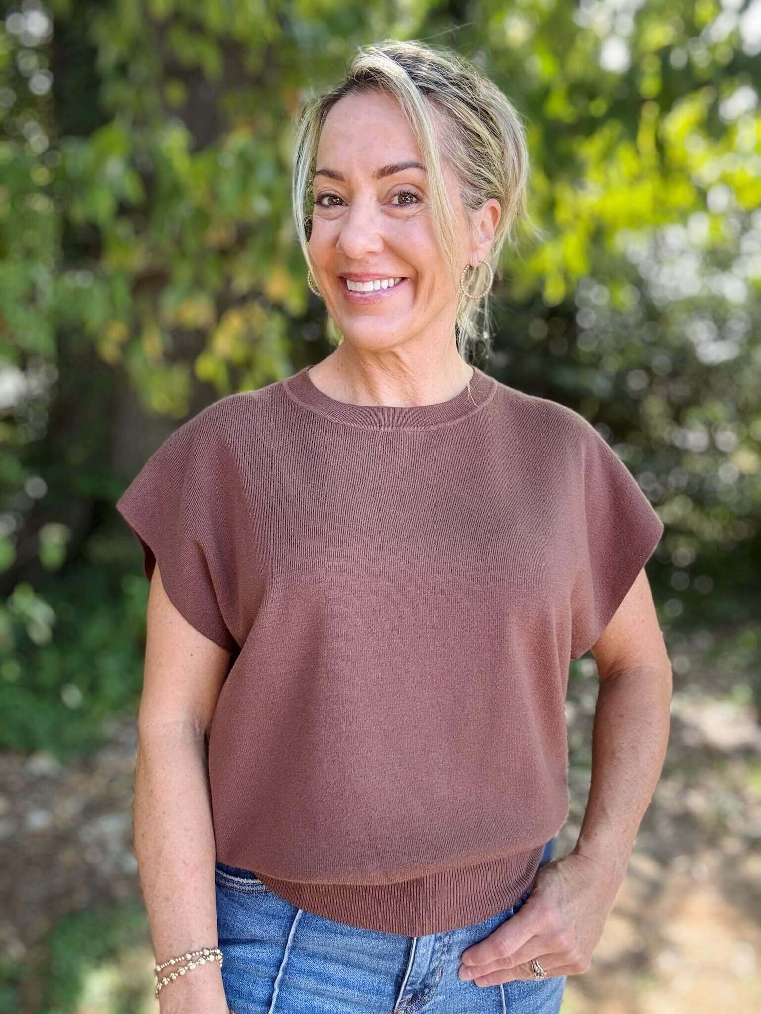 Kelly Brown Sweater
