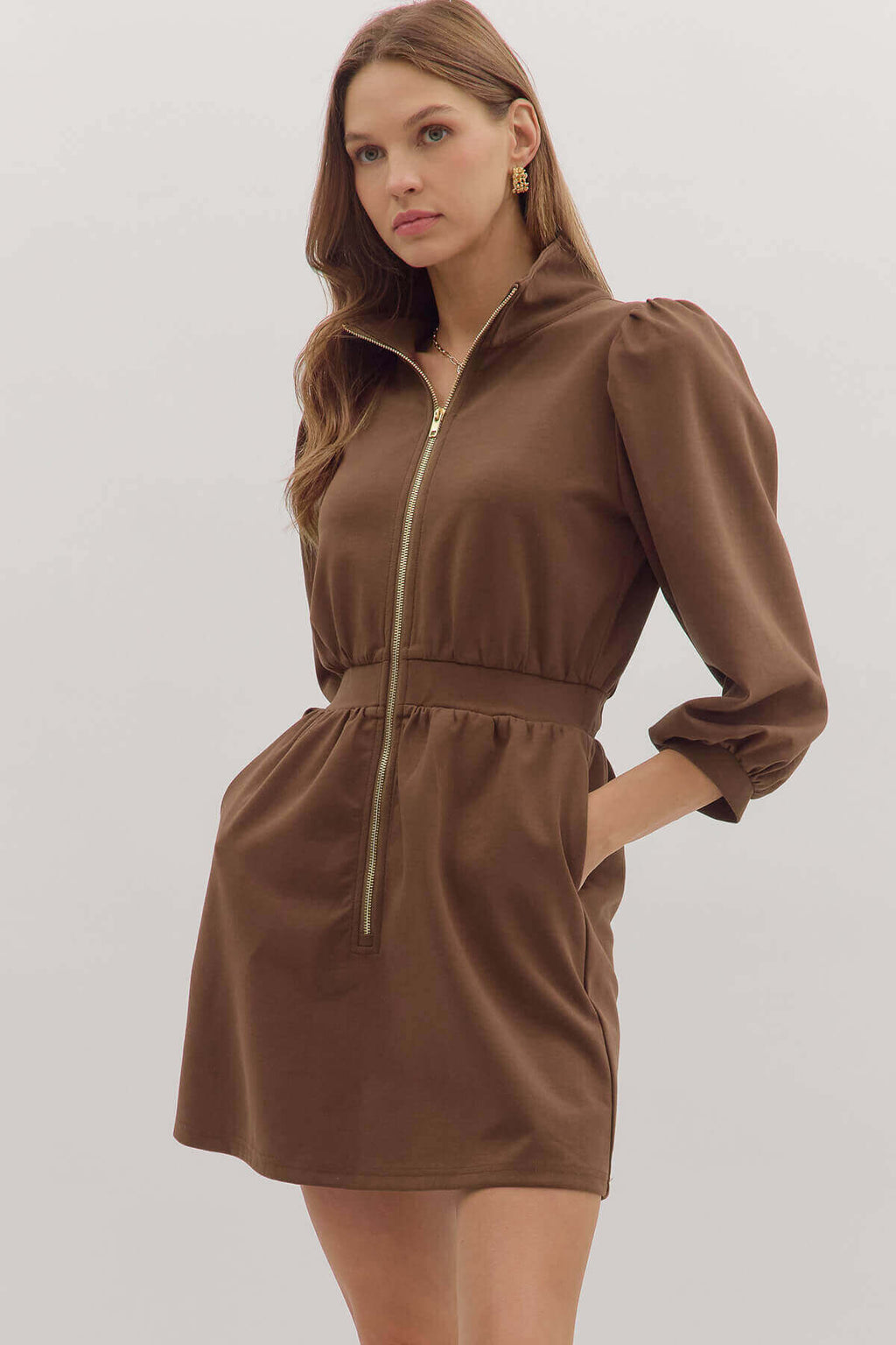 Blight Zip Front Dress