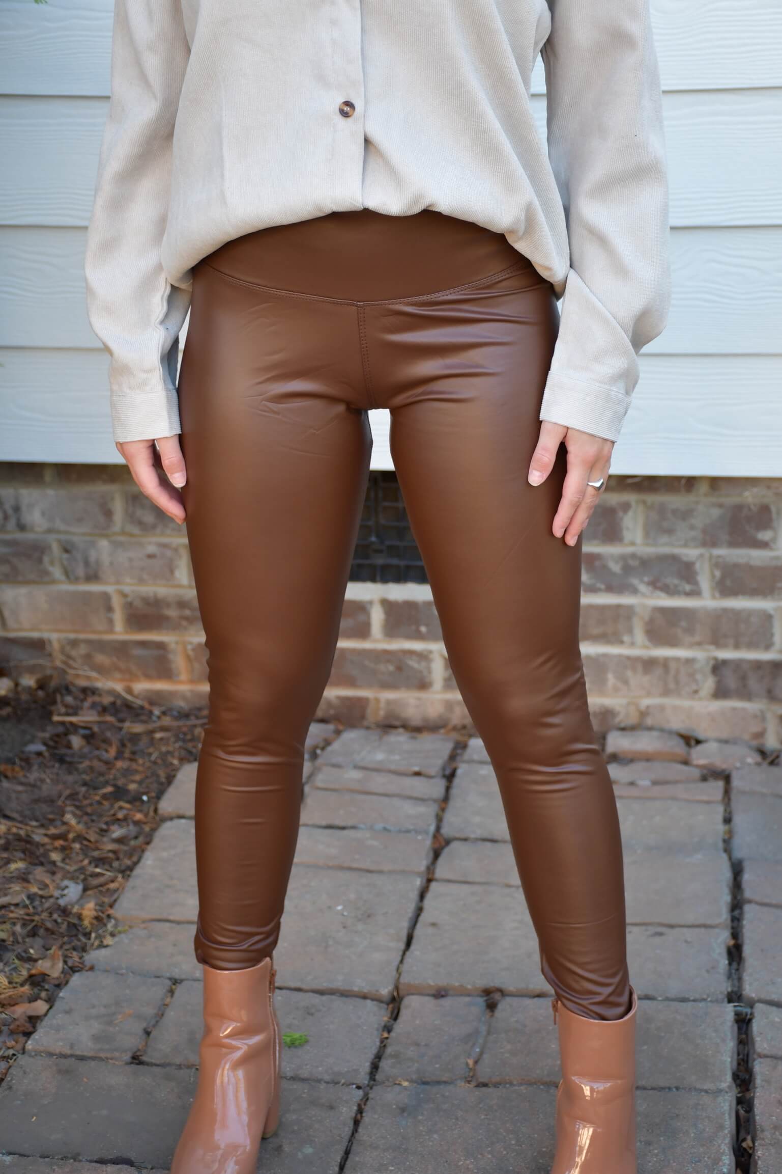 Faux Leather Leggings