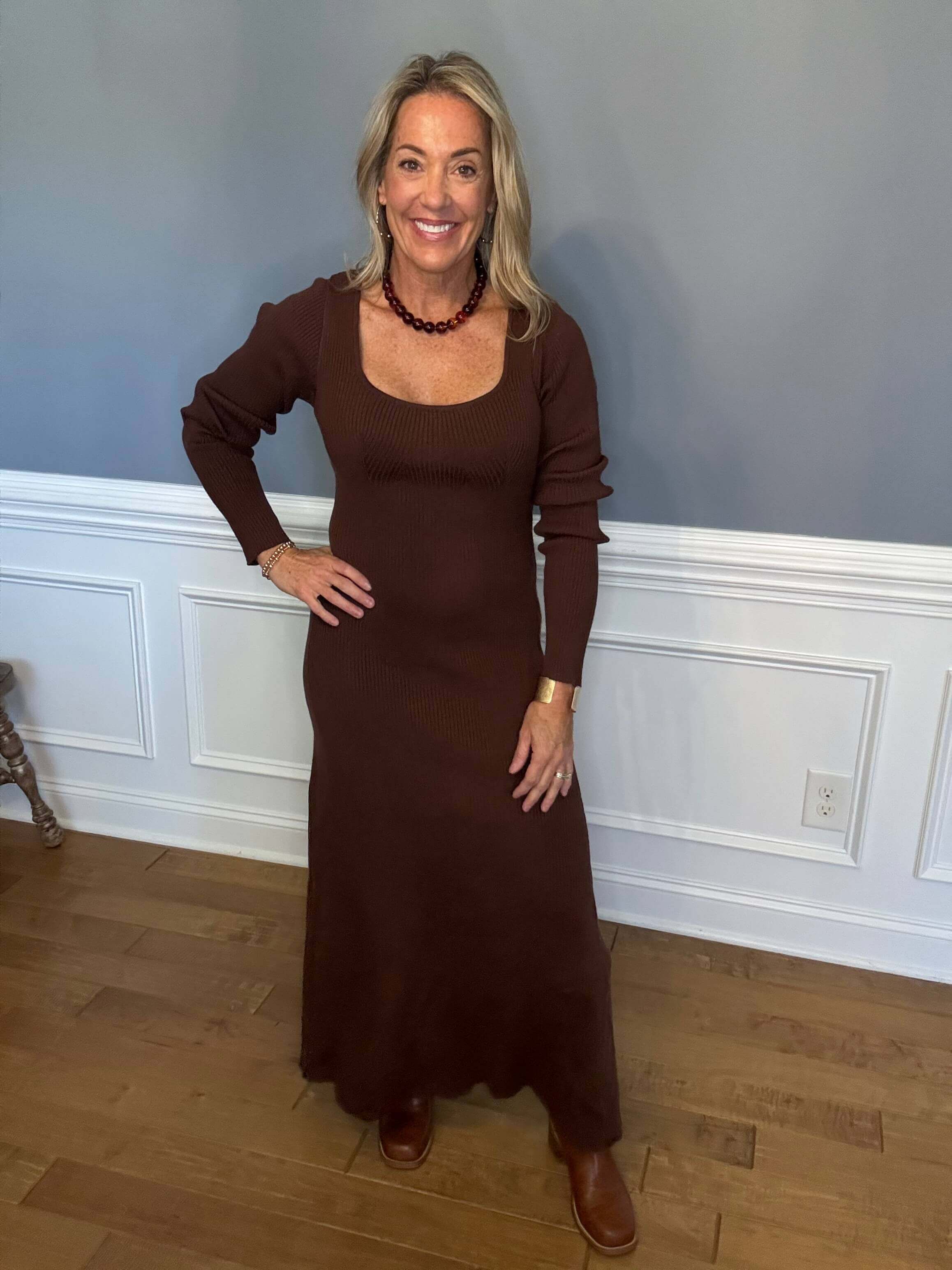 Brooke Maxi Sweater Dress