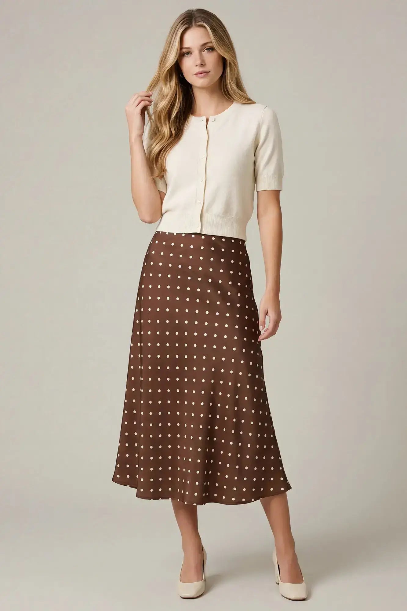 Syd Brown Polka Dot Skirt
