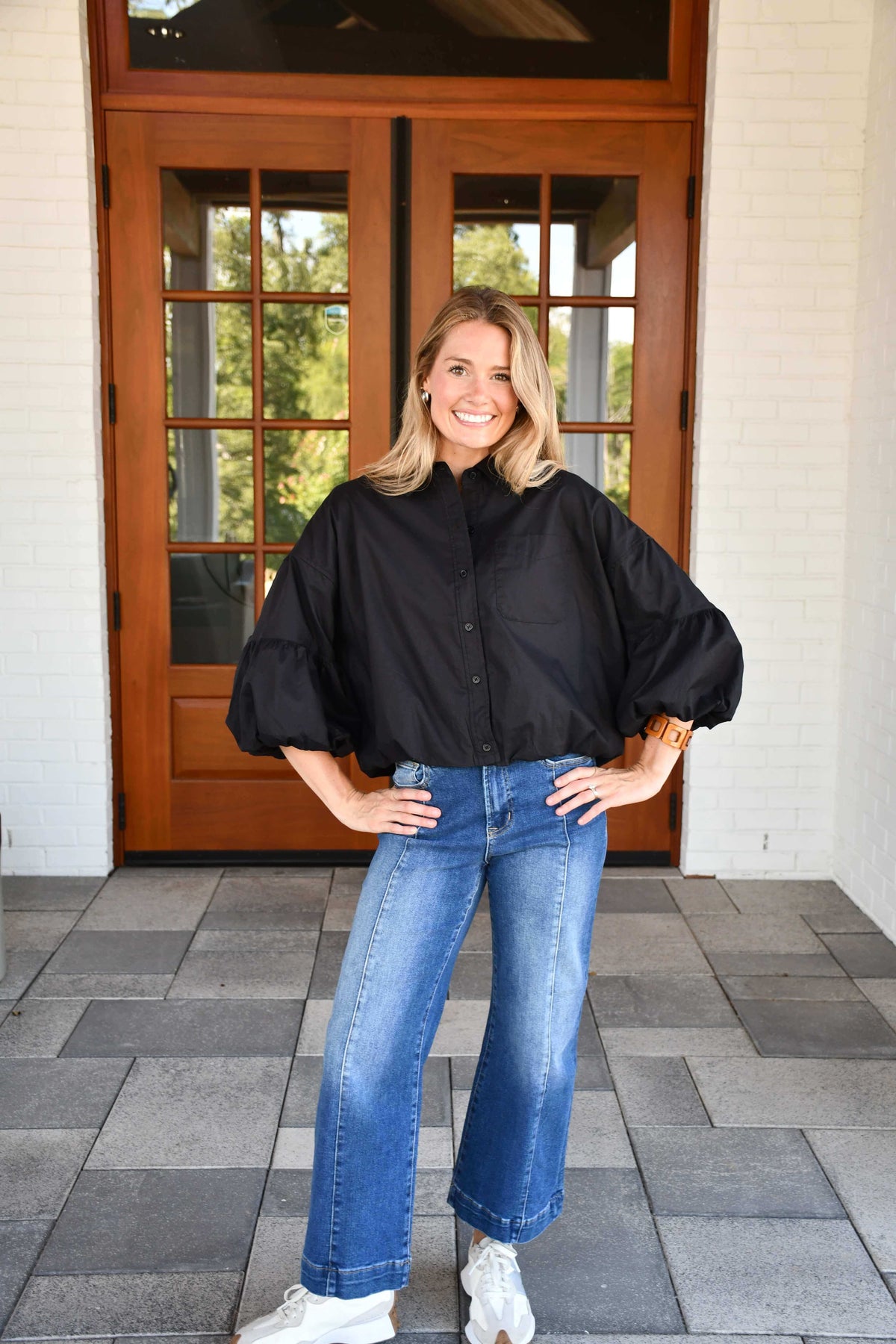 Jenny Button up Top