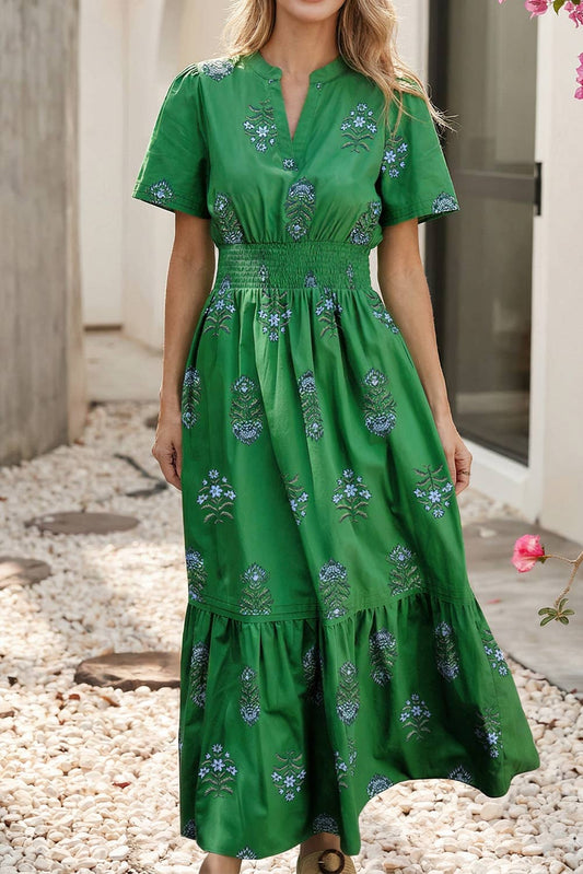 Sherry Ruffle Hem Maxi