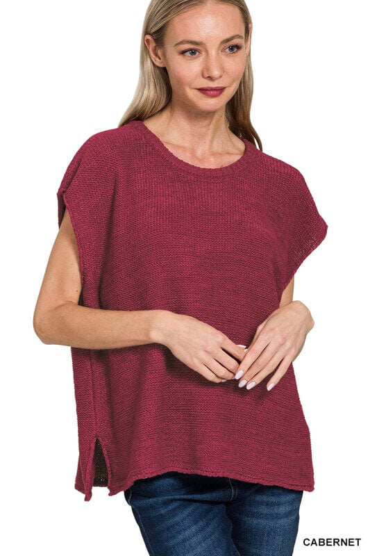 Rhonda Cabernet Sweater