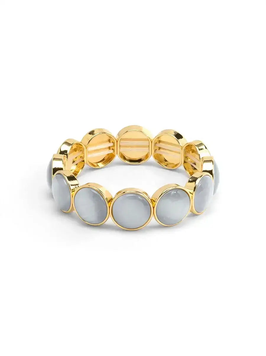 Cat Eye Large Gray Bracelet