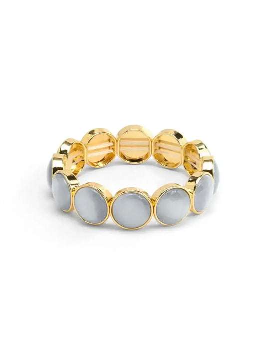 Cat Eye Large Gray Bracelet