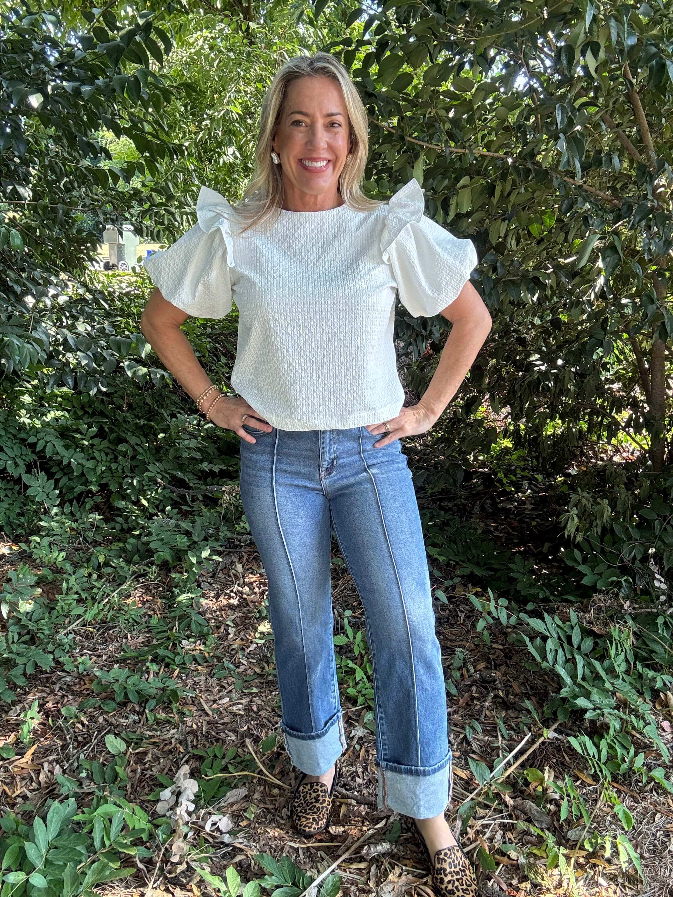 Rebecca Center Seam Jeans