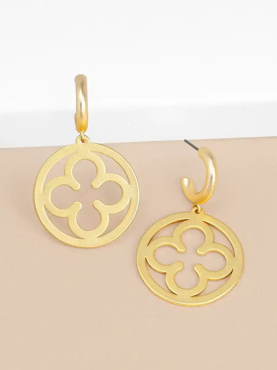 Clover Drop Earring