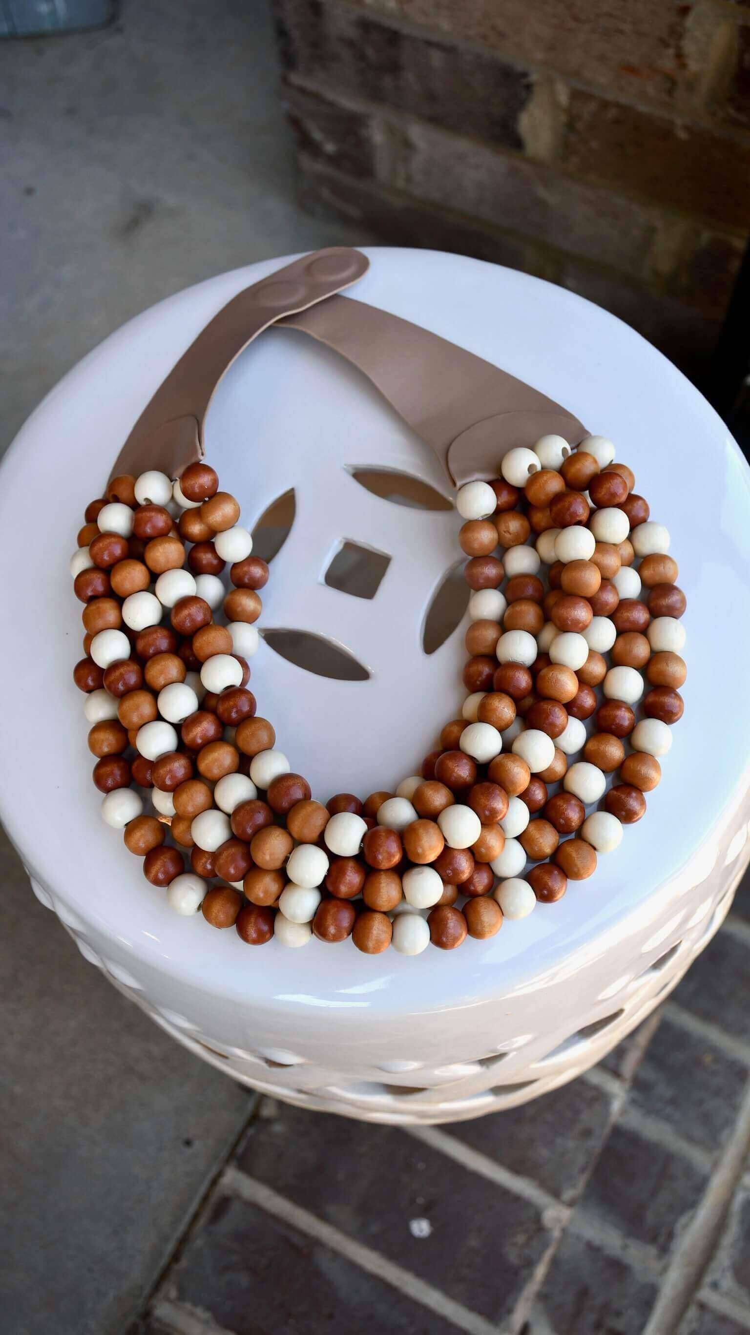 Wood Bead Necklace