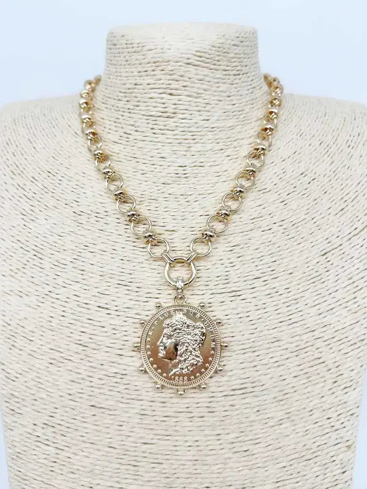 Coin Chain Necklace