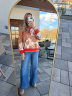 Grant Floral Sweater