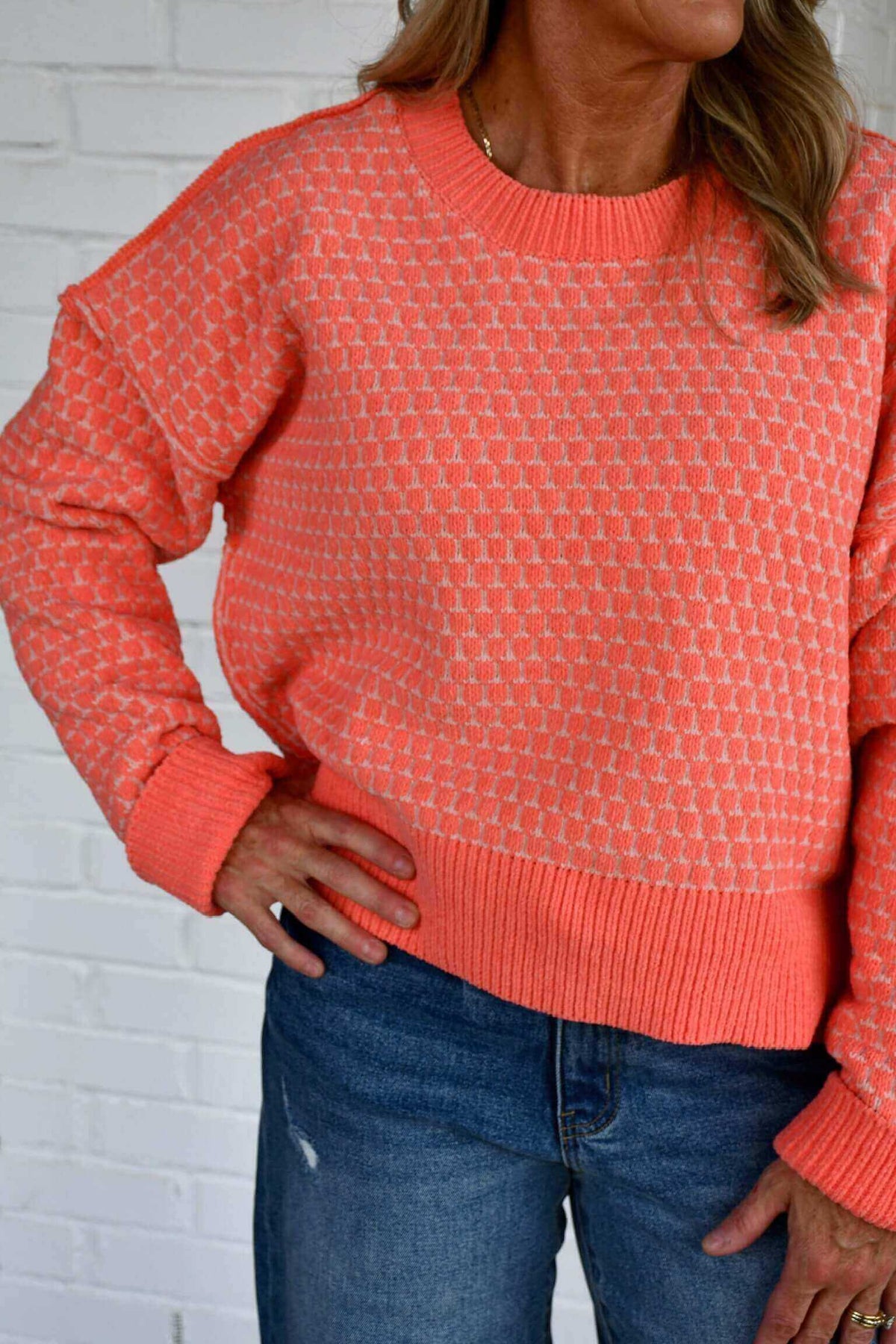 Gia Pattern Sweater