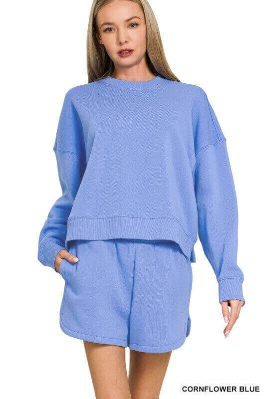 Martha Carolina Blue Sweatsuit Set