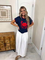 Coastal Crab Sweater