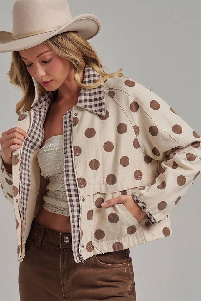 Oxford Polka Dot Jacket