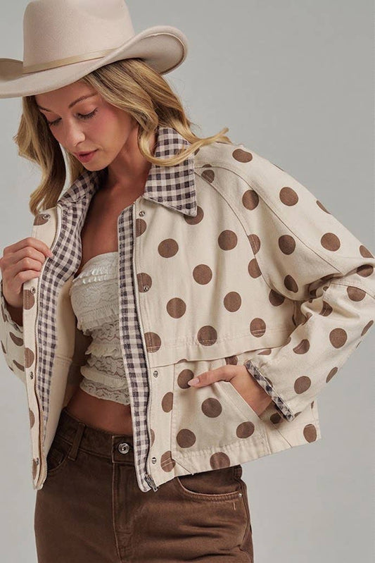 Oxford Polka Dot Jacket