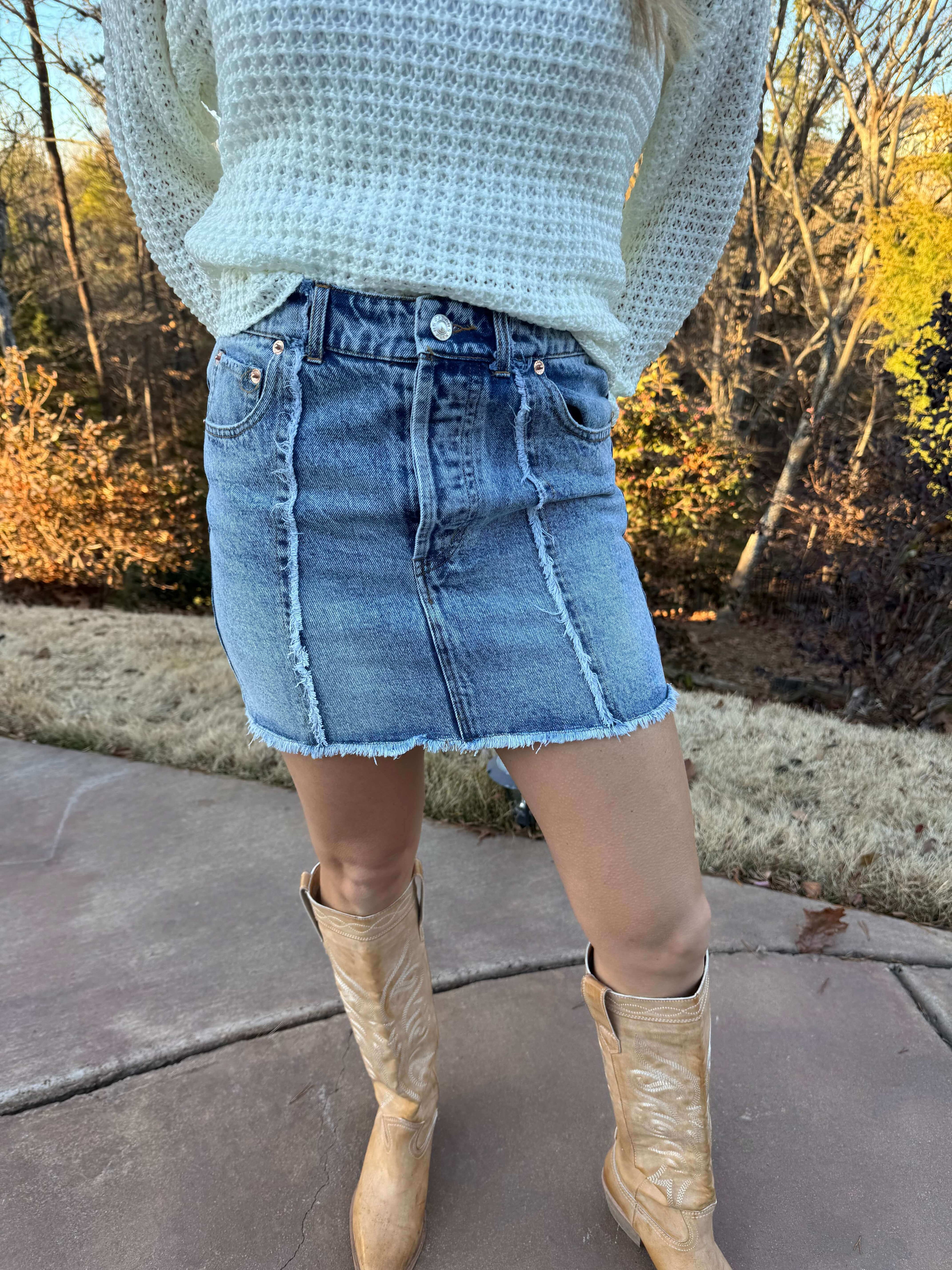 Melissa Denim Mini Skirt