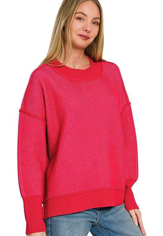 Claira Two Tone Sweater