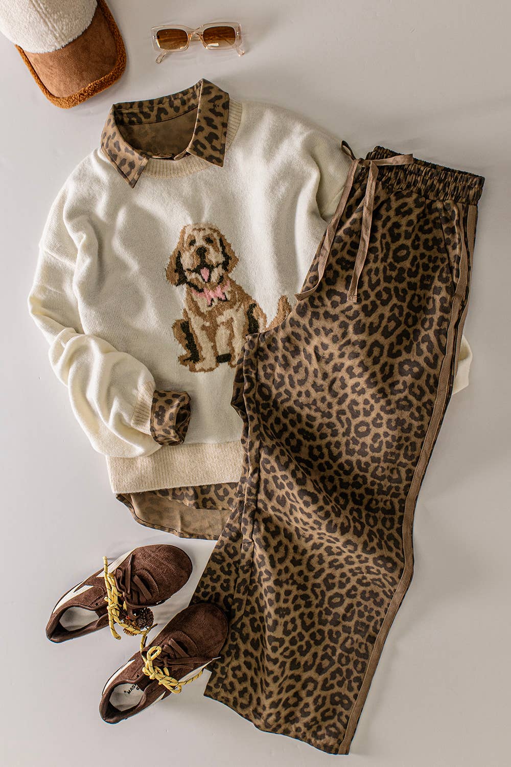 Larane Leopard Printed Pant
