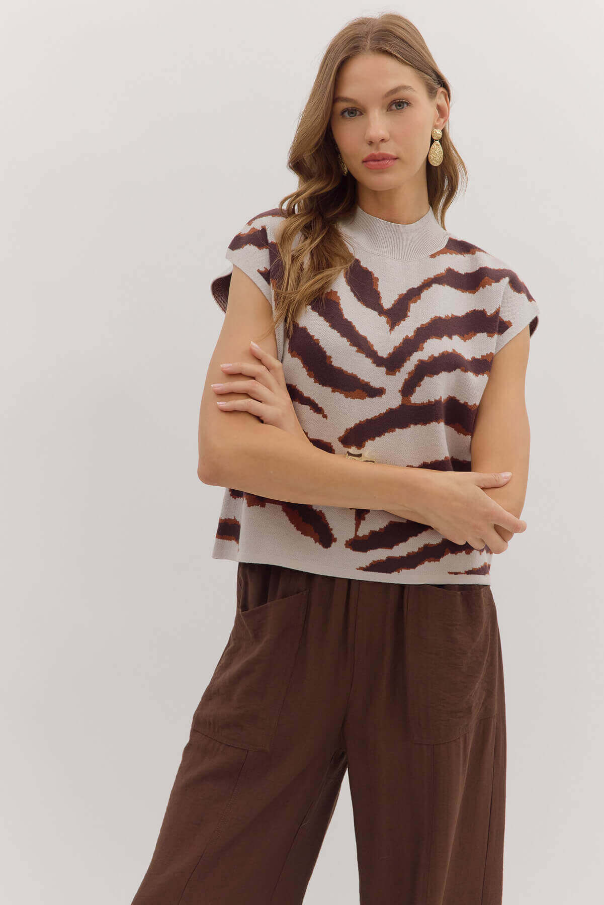 Kinley Animal Print Sweater