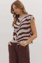 Kinley Animal Print Sweater