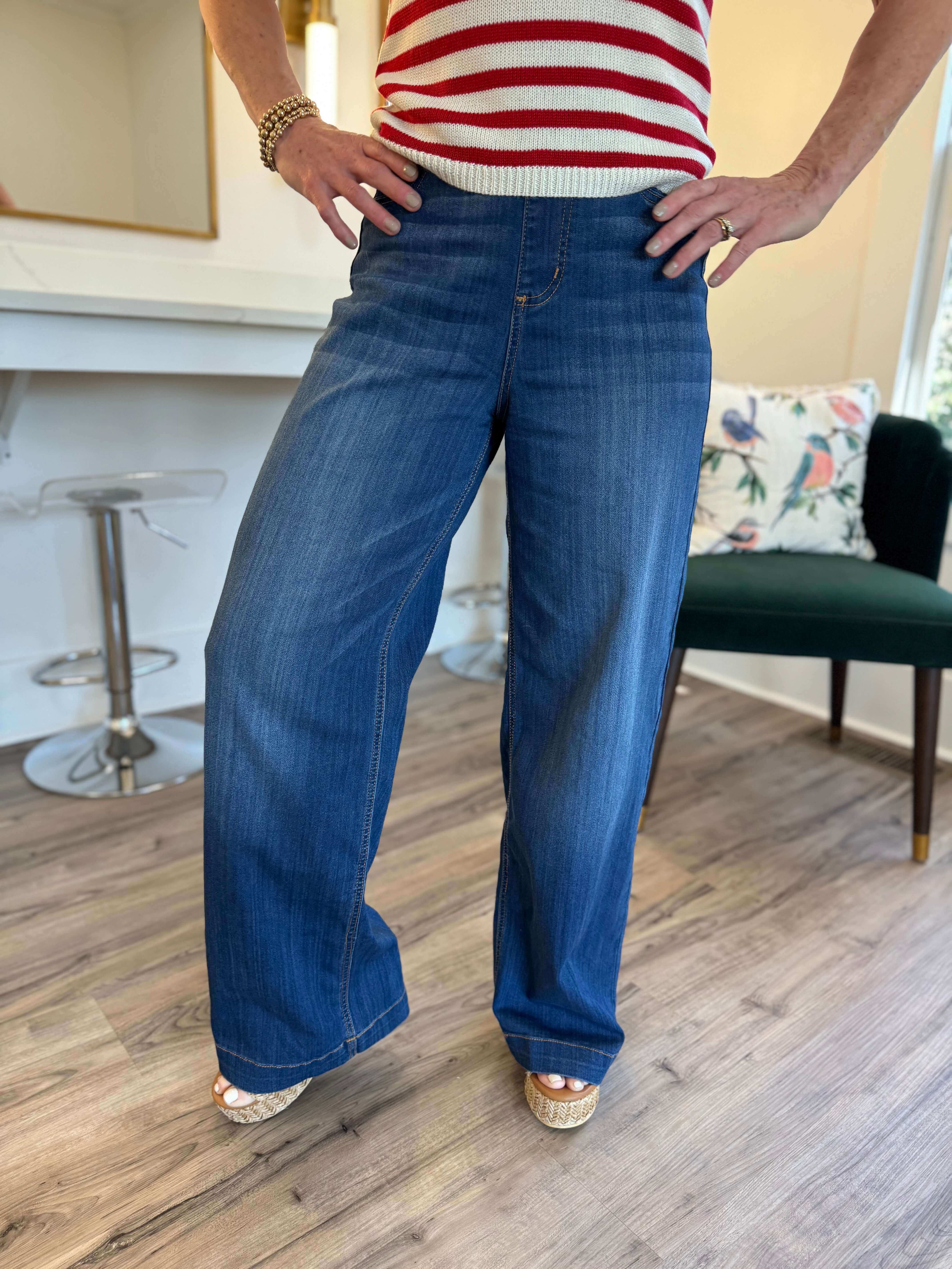 Haley High Rise Pull-On Wide Leg
