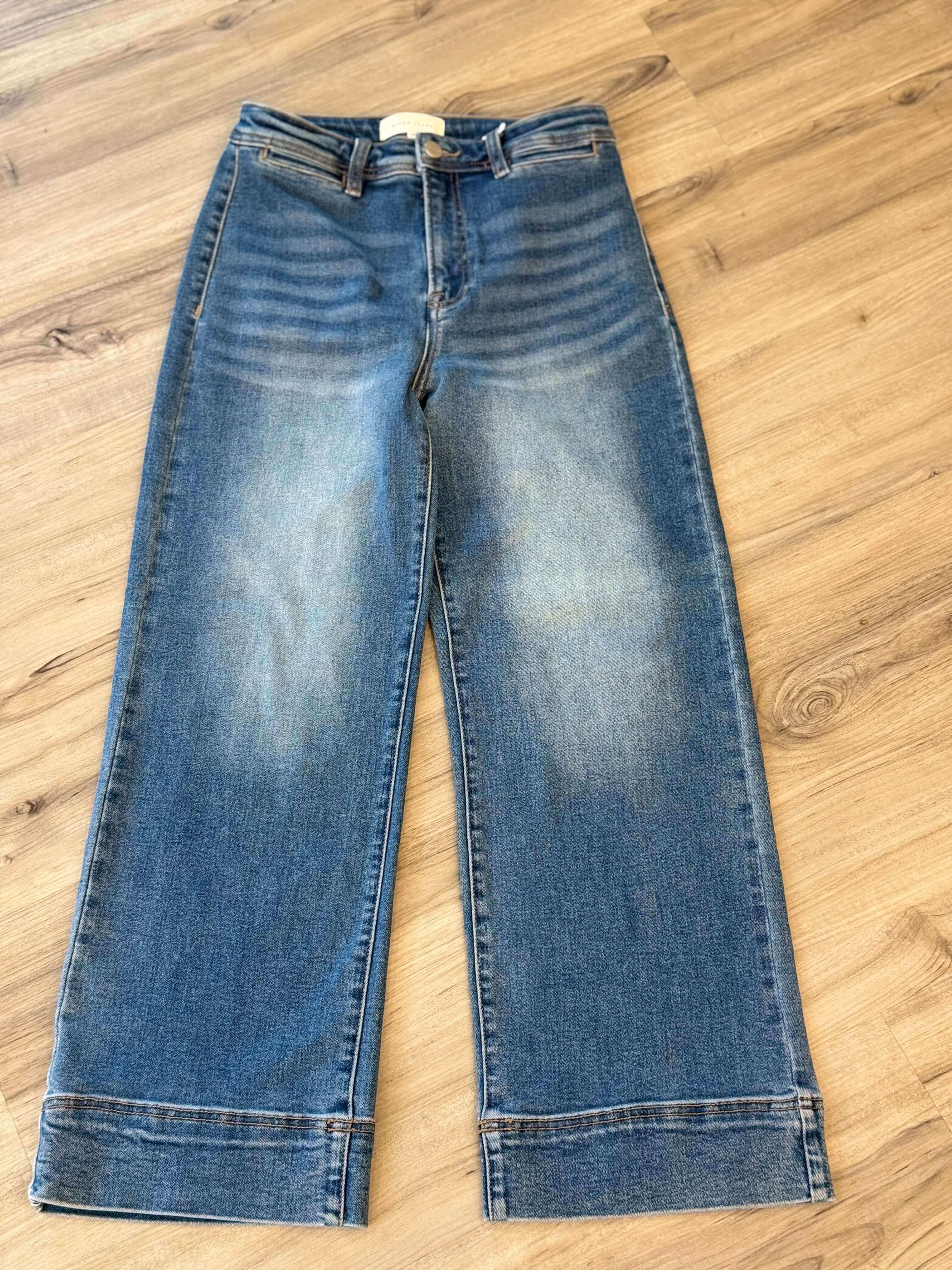 Mindy Wide Cropped Jean