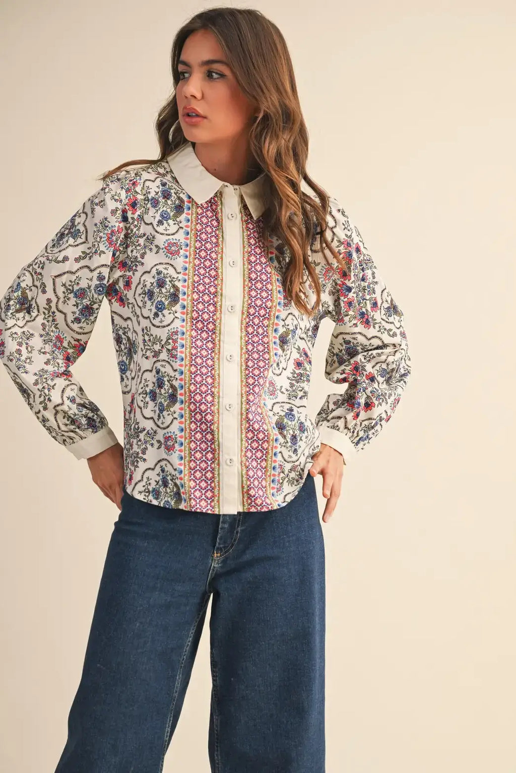 Tanner Print Blouse