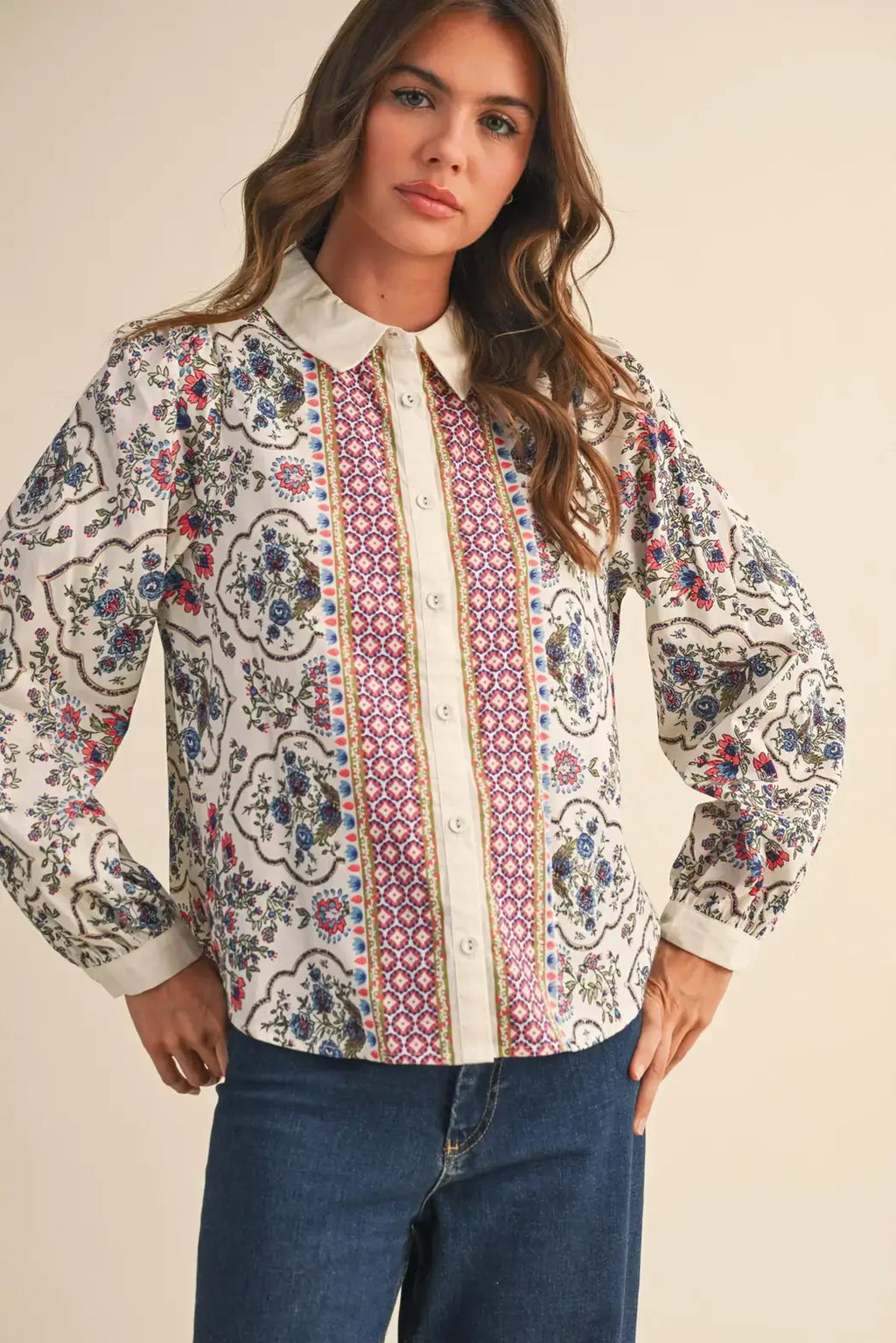 Tanner Print Blouse