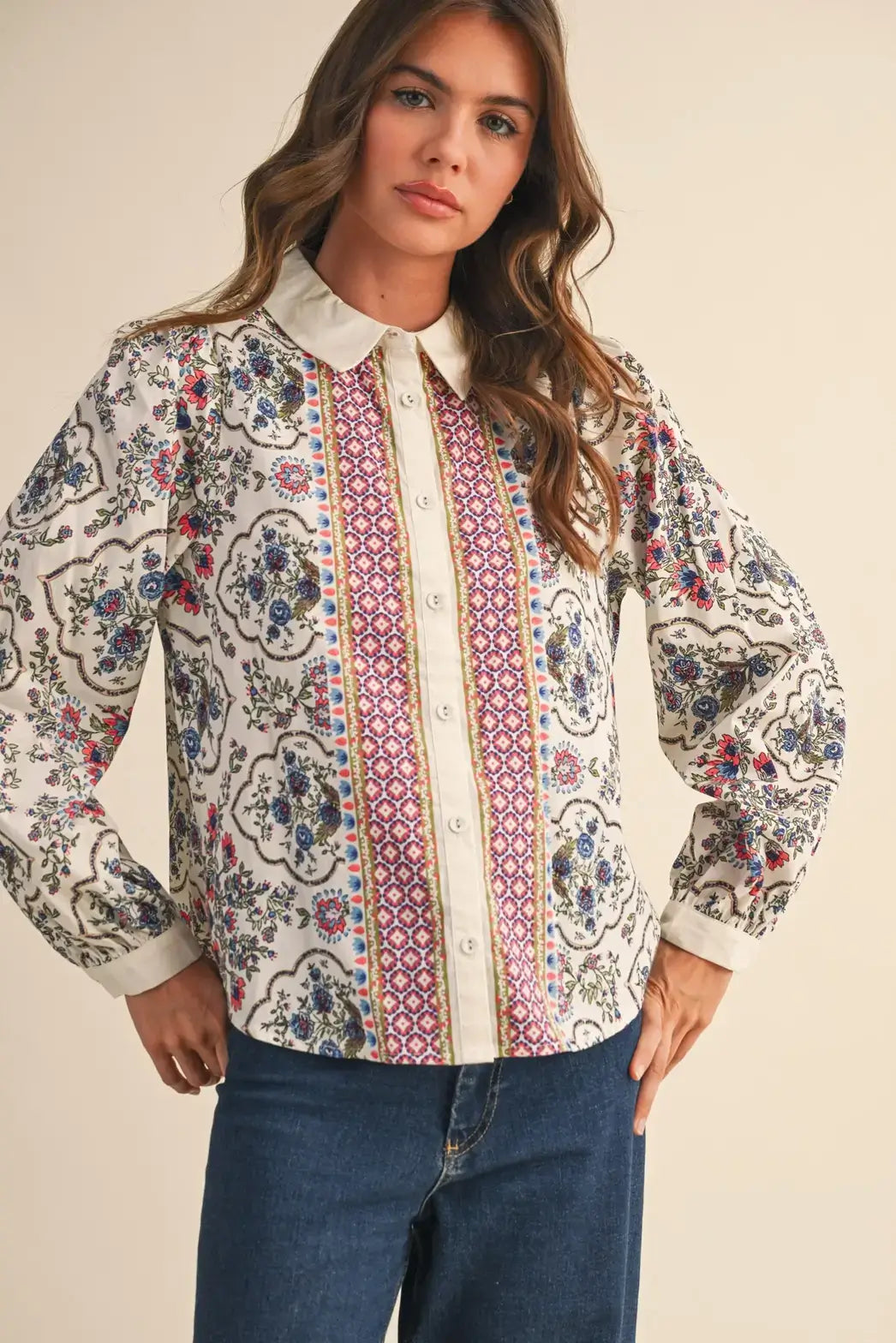 Tanner Print Blouse
