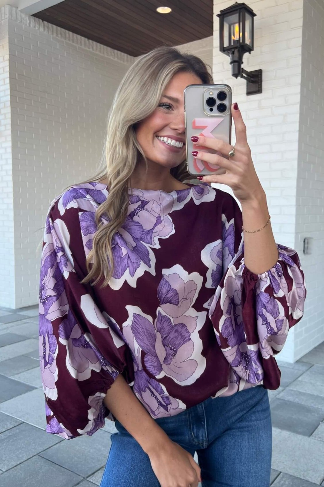 Pick Me Print Blouse