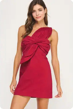 Lisa Knotted Flower Dress