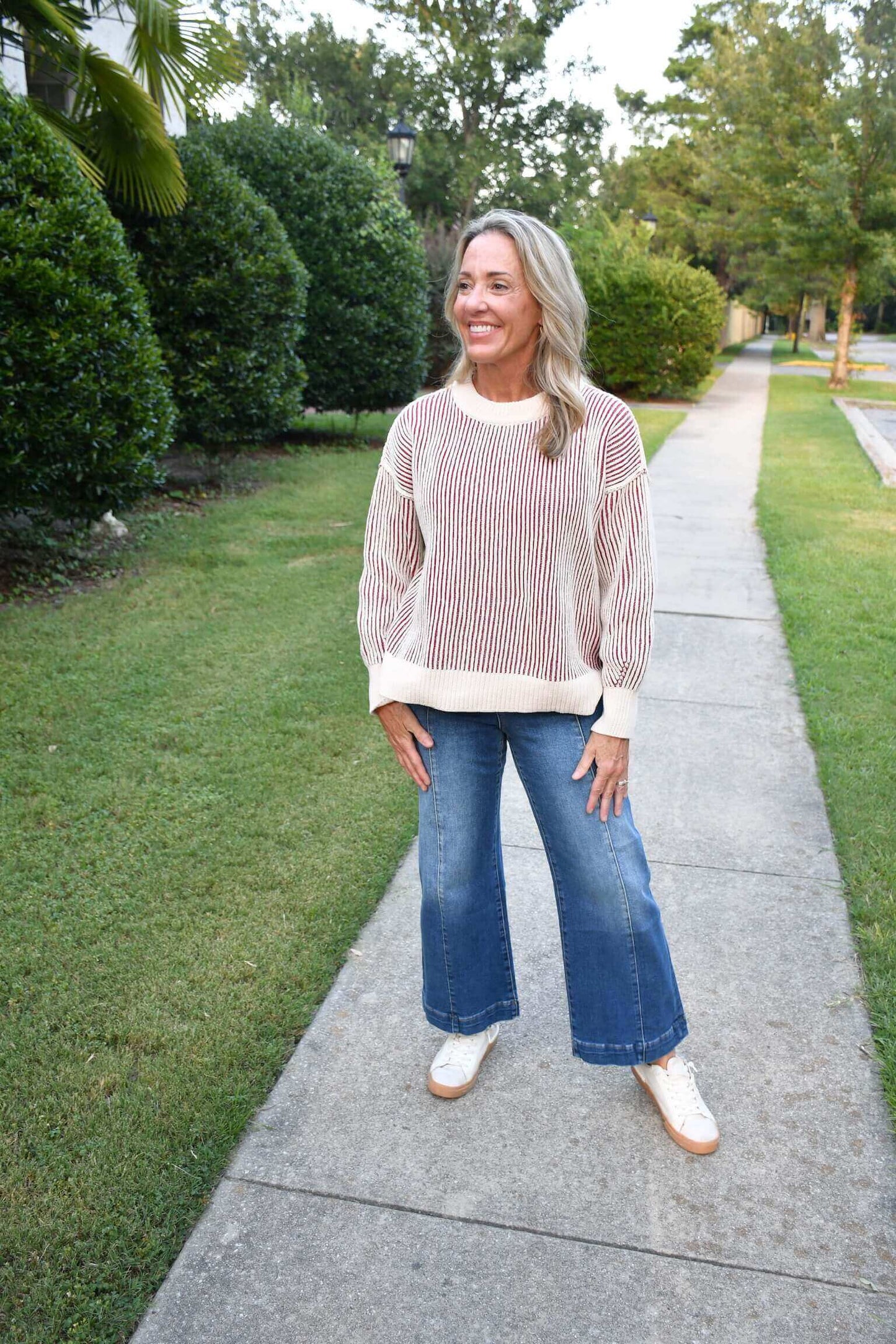 Cabernet Two Tone Sweater