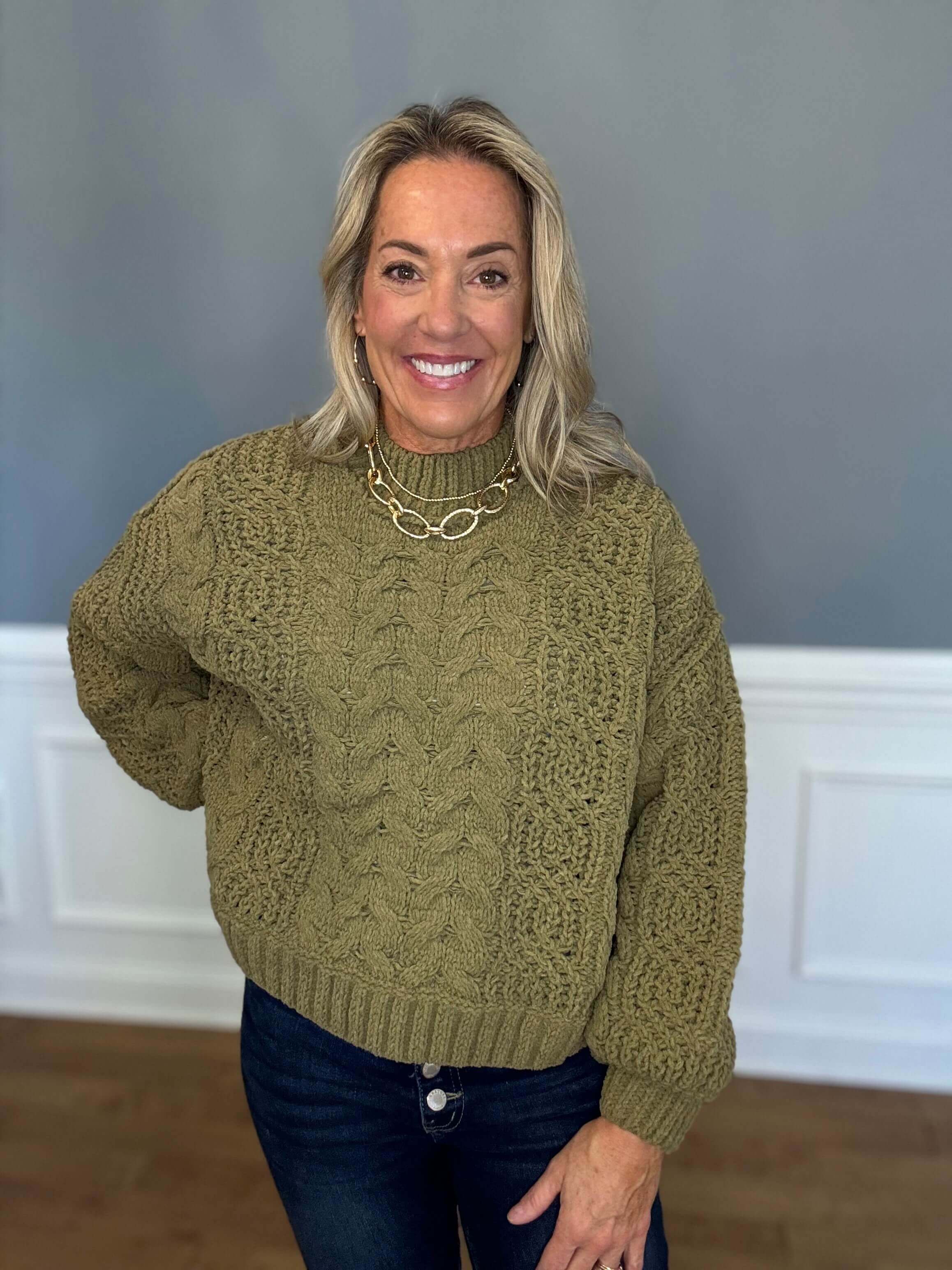 Kari Cable Knit Sweater