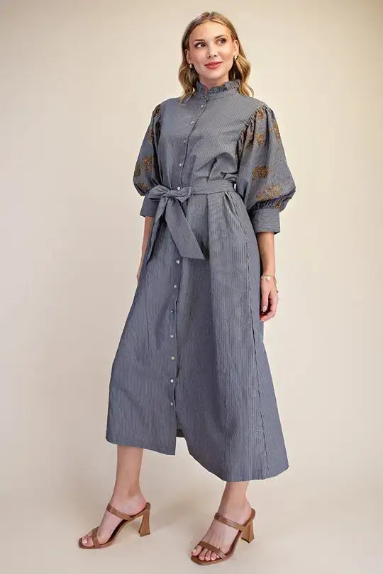 Veronica Navy Dress