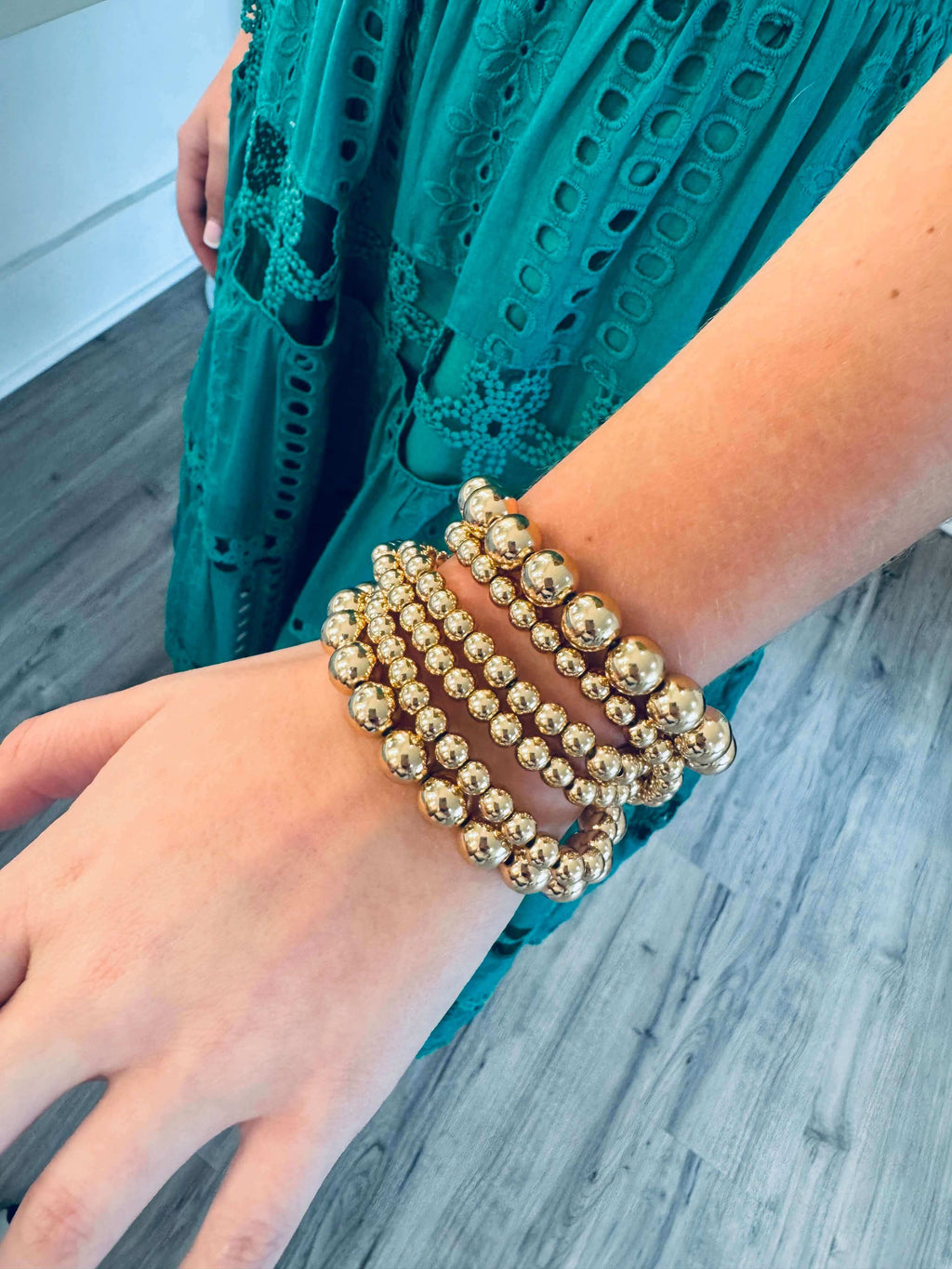 Multi 6 Layer Bead Bracelet