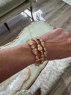 Gold Nugget Bracelet