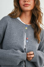 Ashley Grey Cardigan