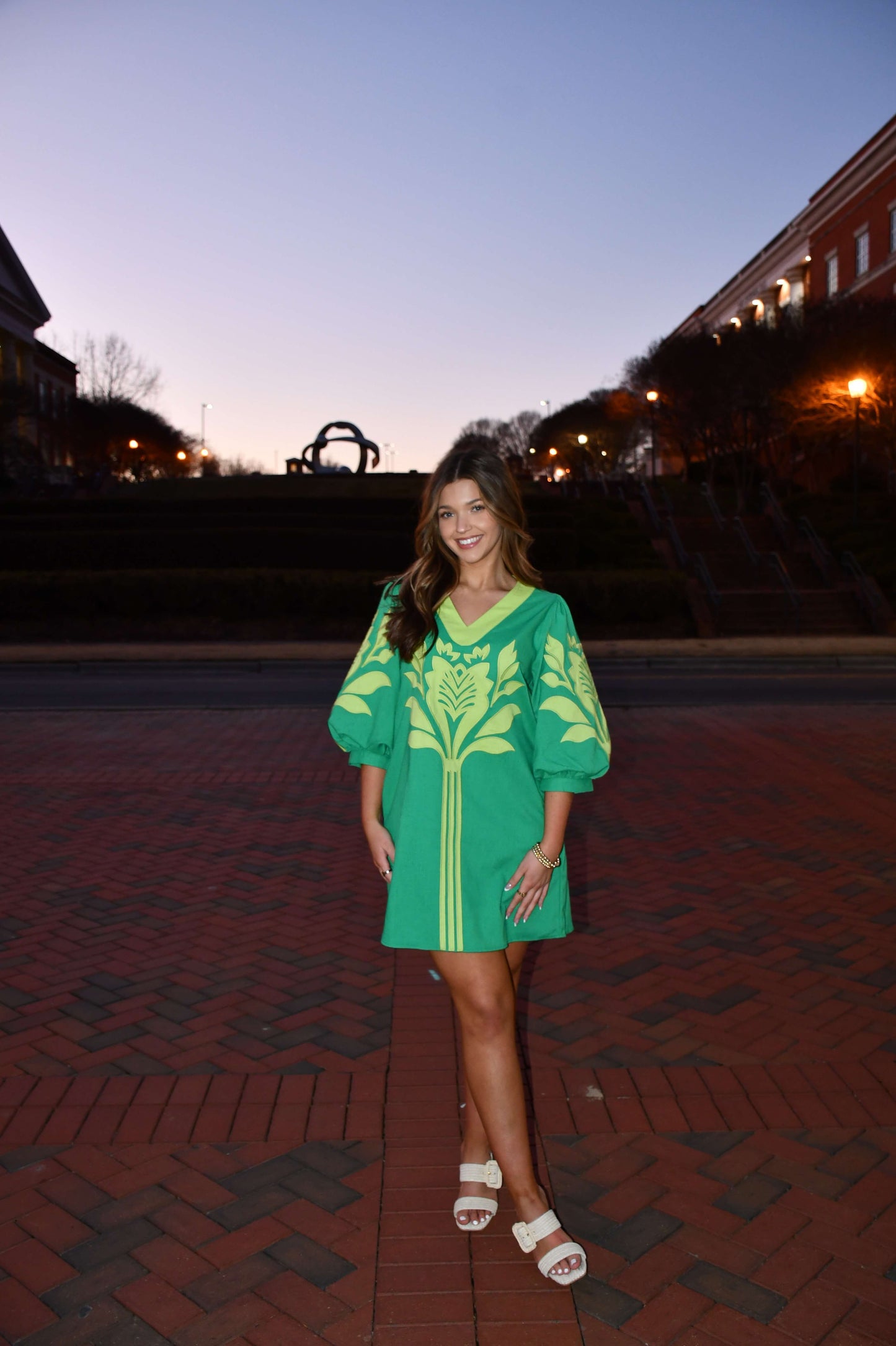 Kat Contrast Mini Dress