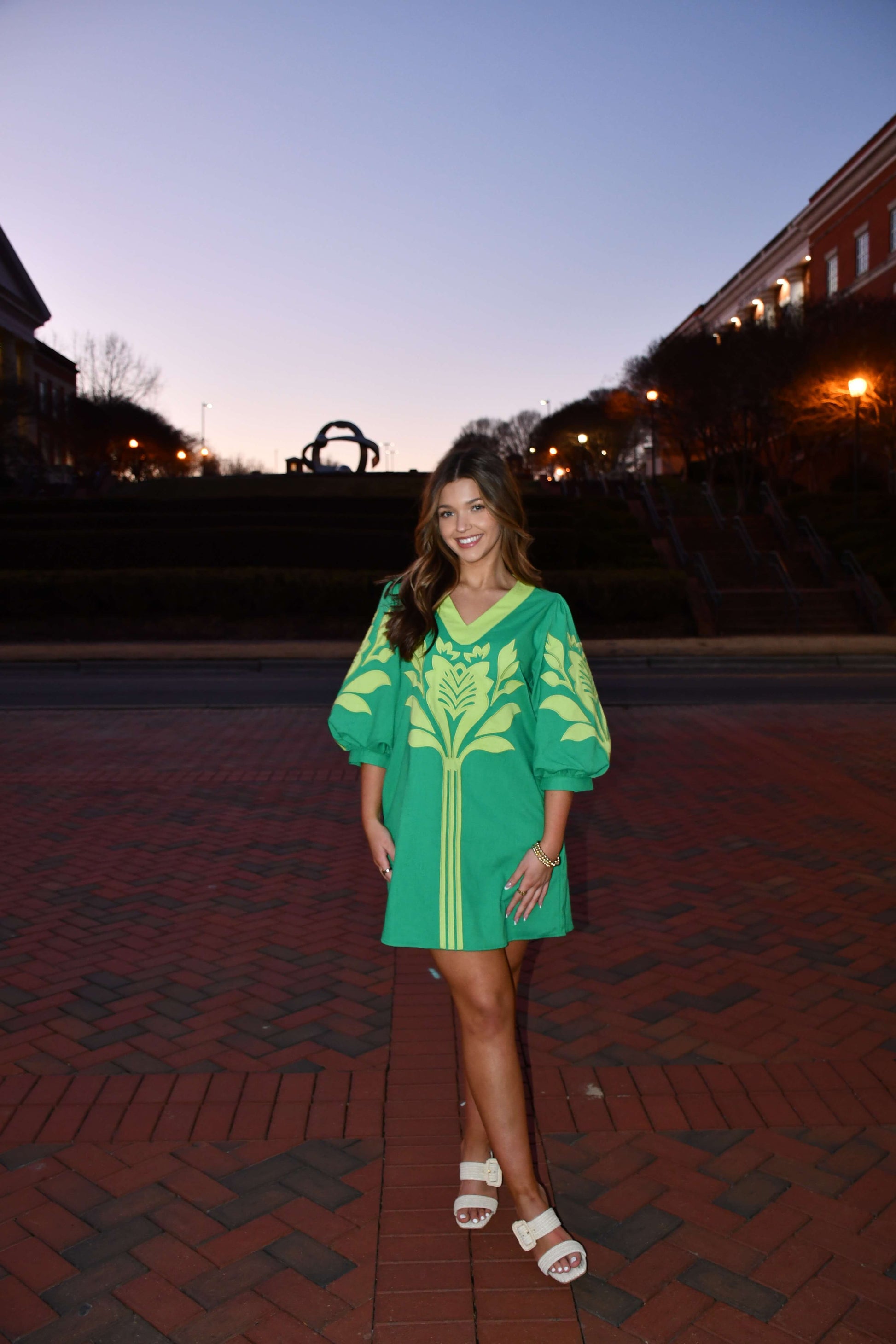 Kat Contrast Mini Dress