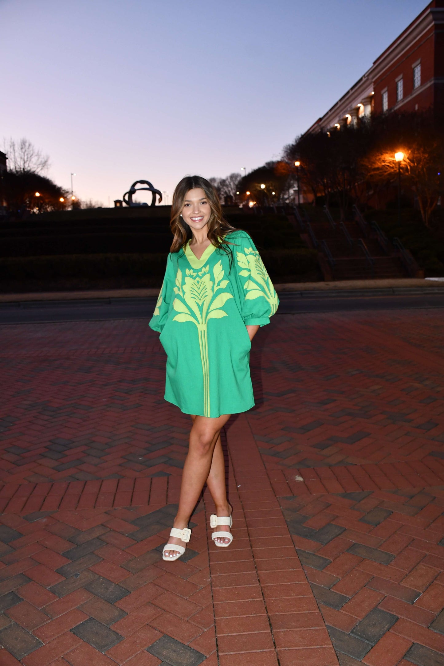 Kat Contrast Mini Dress