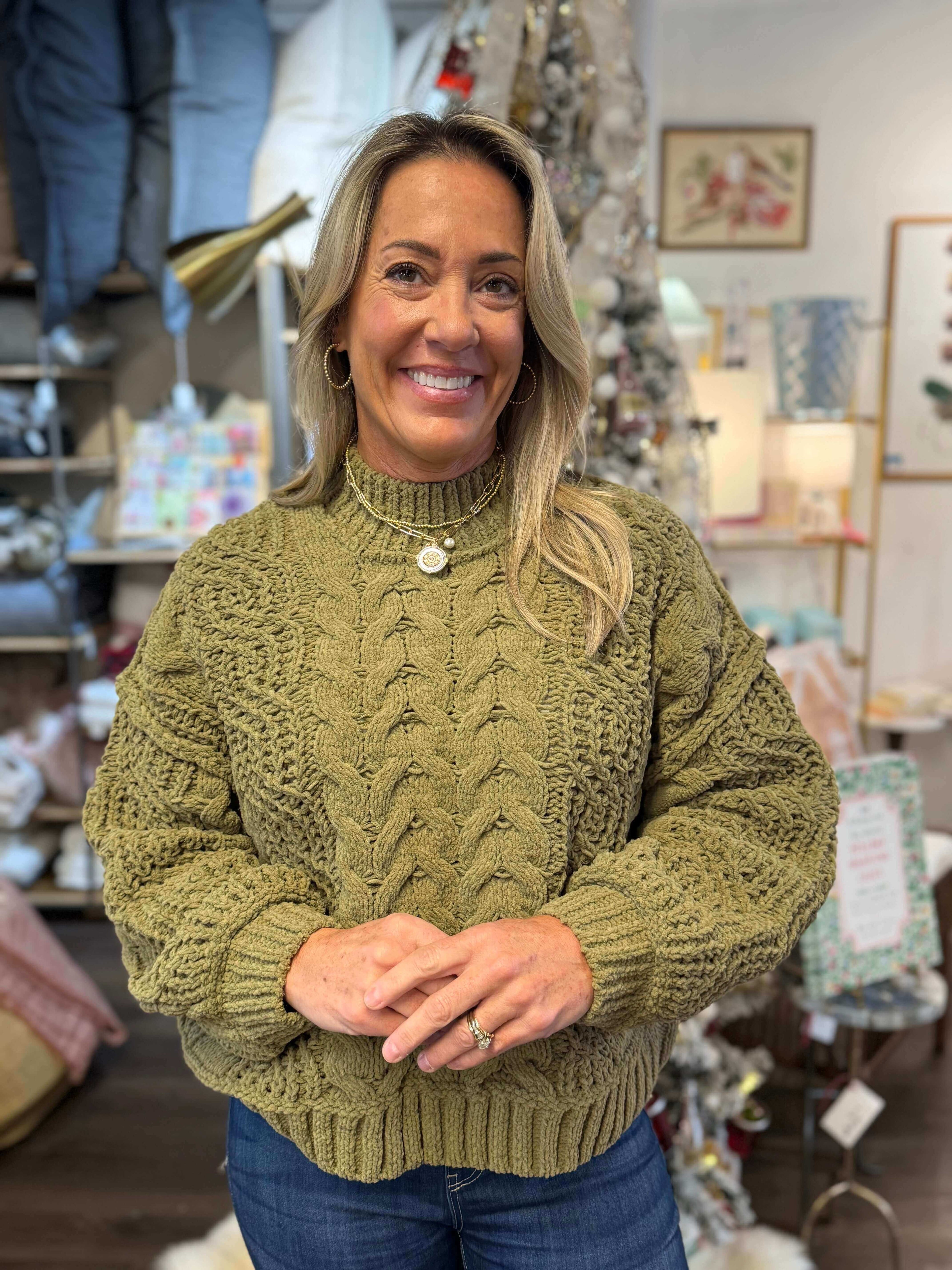 Kari Cable Knit Sweater