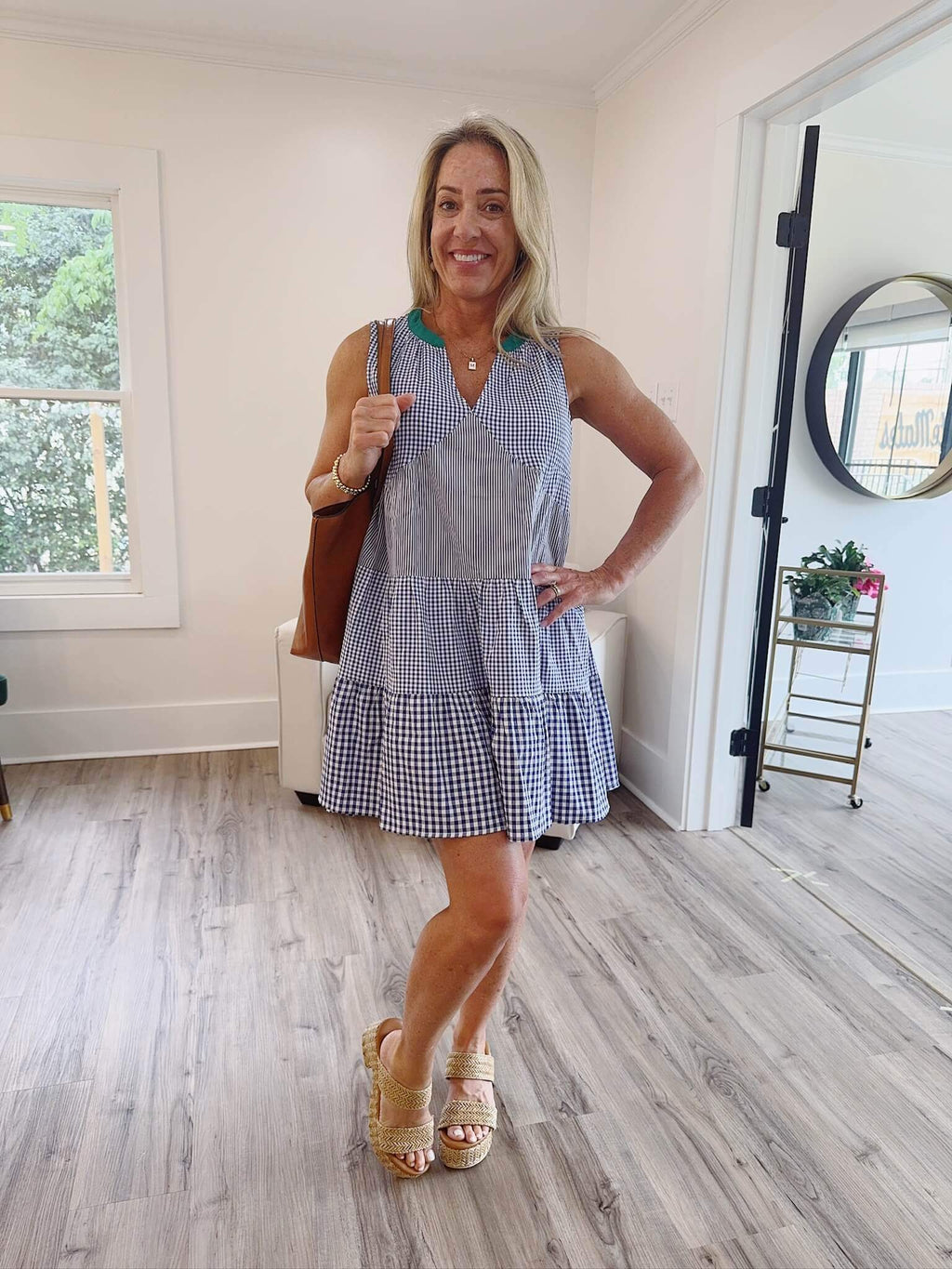 Greta Gingham Dress