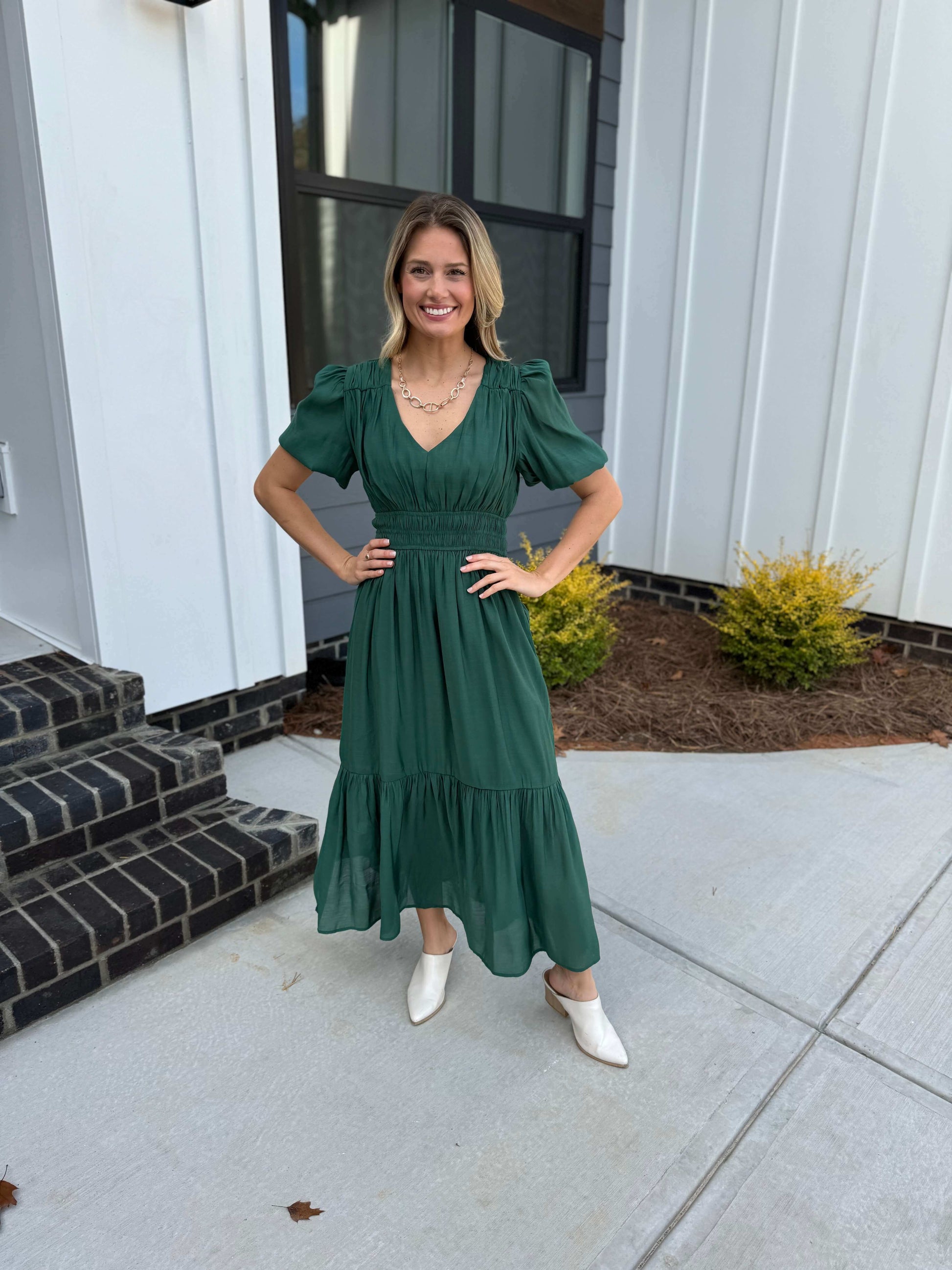 Holly Green Maxi Dress