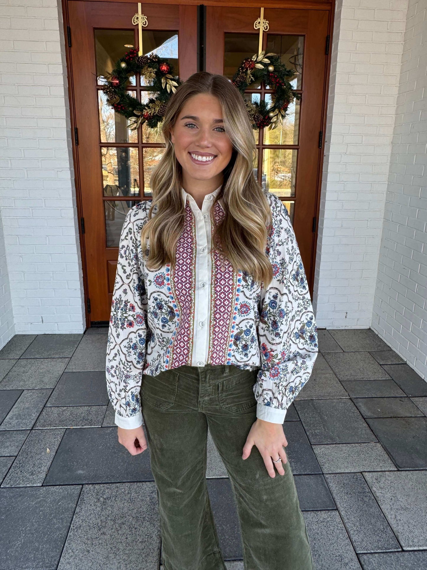 Tanner Print Blouse