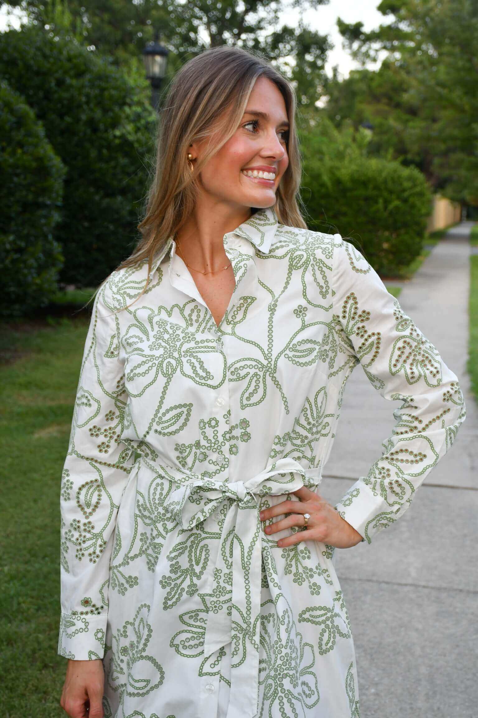 Sarah Lacecap Dress