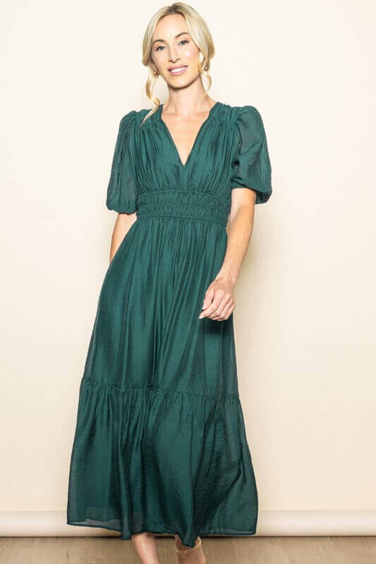 Holly Green Maxi Dress