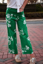 Classic Blooms Cropped Pants